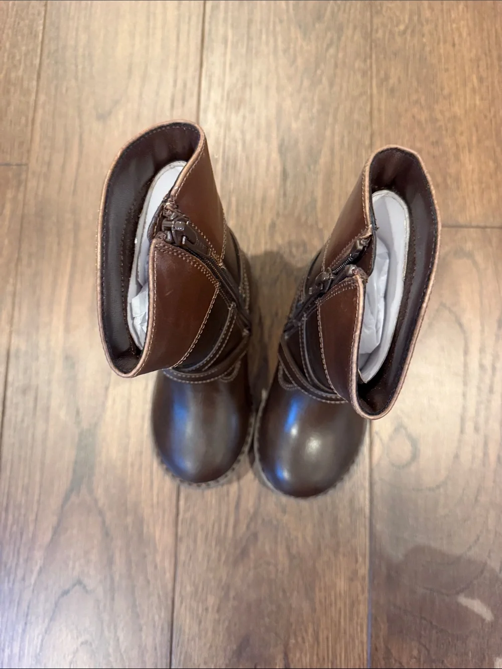 Gymboree Girls Buckle Tall Boots - Little Essentials - Brown Size 7 New C39-237